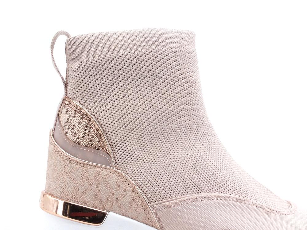 MICHAEK KORS Swift Bootie Sneaker Stretch Knit Soft Pink 43R2SWFE5D - Sandrini Calzature e Abbigliamento