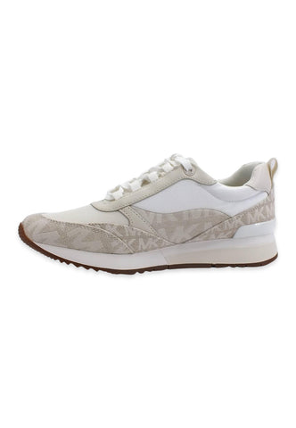 MICHAEL KORS Allie Stride Trainer Sneaker Donna Bianco Natural 43T2ALFS1Y - Sandrini Calzature e Abbigliamento