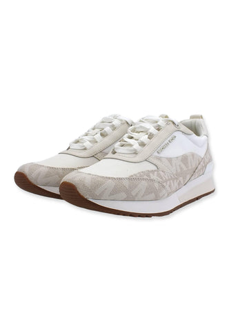 MICHAEL KORS Allie Stride Trainer Sneaker Donna Bianco Natural 43T2ALFS1Y - Sandrini Calzature e Abbigliamento
