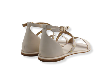 MICHAEL KORS Astrid Flat Sandal Donna Beige Lt Cream 40S2ATFA2L - Sandrini Calzature e Abbigliamento