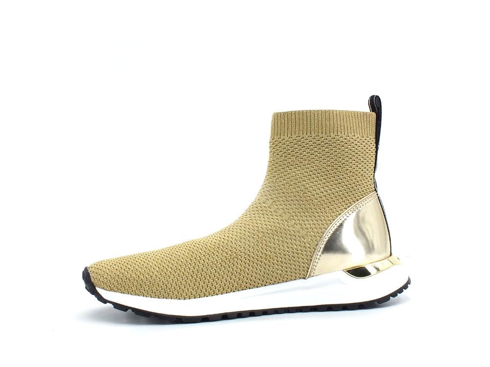 MICHAEL KORS Bodie Bootie Sneaker Stretch Knit Pale Gold 43R2BDFE2D - Sandrini Calzature e Abbigliamento