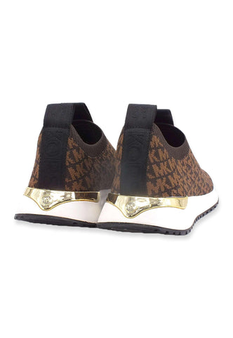 MICHAEL KORS Bodie Sneaker Slip On Donna Brown 43F2BDFP1Y - Sandrini Calzature e Abbigliamento