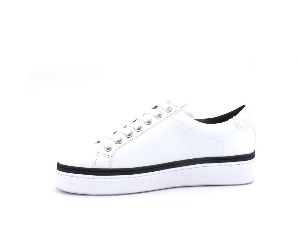 MICHAEL KORS Chapman Lace Up Sneaker Leather Bright White 43R2CHFS2L - Sandrini Calzature e Abbigliamento