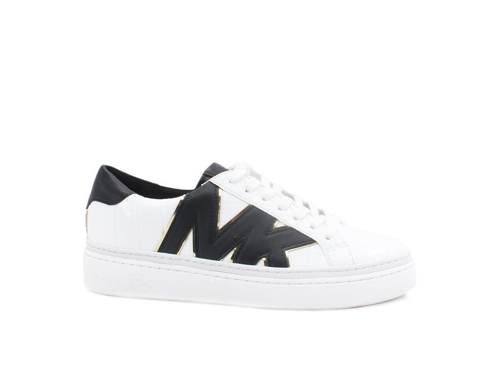 MICHAEL KORS Chapman Lace Up Sneaker Logo Optic White 43F1CHFS2E - Sandrini Calzature e Abbigliamento