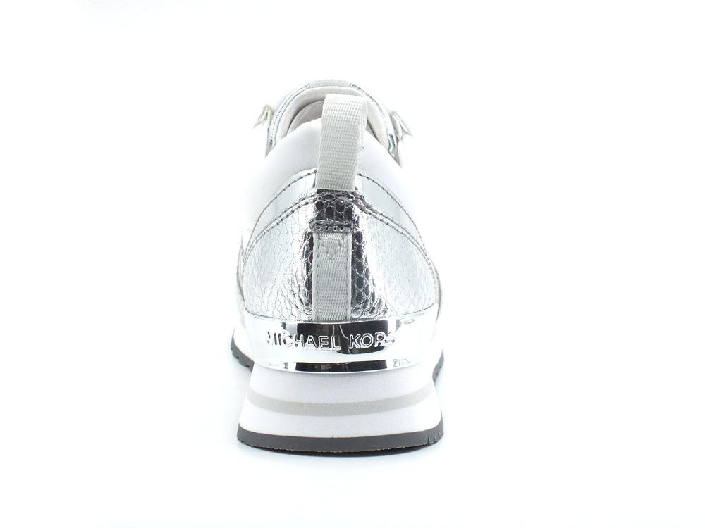 MICHAEL KORS Dash Trainer Sneaker Metallic Snake Silver 43R2DAFS1D - Sandrini Calzature e Abbigliamento