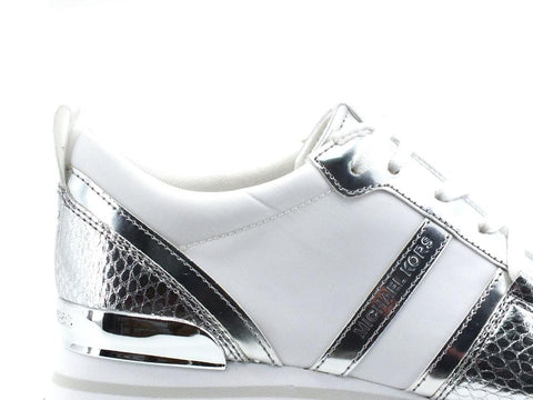MICHAEL KORS Dash Trainer Sneaker Metallic Snake Silver 43R2DAFS1D - Sandrini Calzature e Abbigliamento
