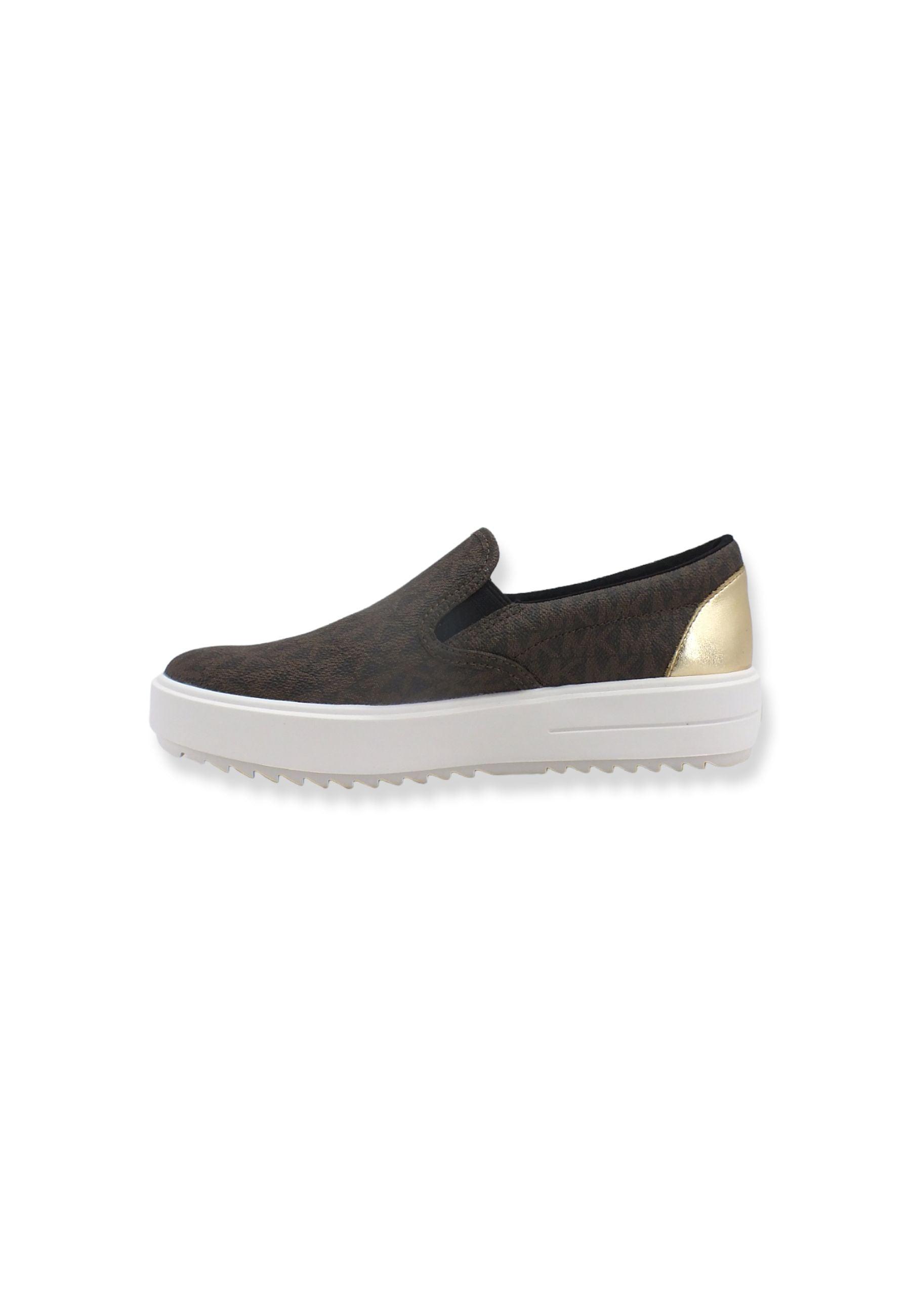 MICHAEL KORS Emmett Slip On Sneaker Donna Brown 43T2ETFP1B - Sandrini Calzature e Abbigliamento