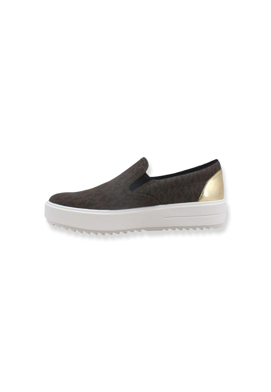 MICHAEL KORS Emmett Slip On Sneaker Donna Brown 43T2ETFP1B - Sandrini Calzature e Abbigliamento