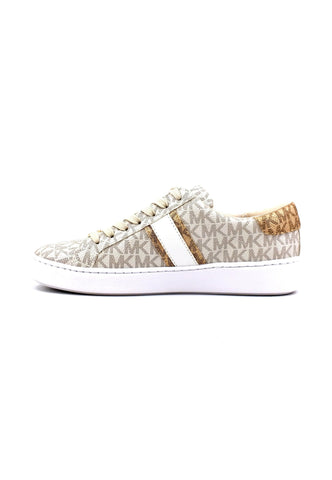 MICHAEL KORS Irving Stripe Lace Up Sneaker Donna Vanilla Multi 43F3IRFS2B - Sandrini Calzature e Abbigliamento