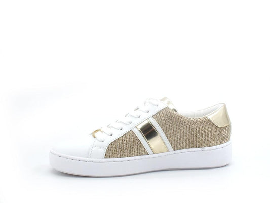 MICHAEL KORS Irving Stripe Lace Up Sneaker Glitter Pale Gold 43R2IRFS2D - Sandrini Calzature e Abbigliamento