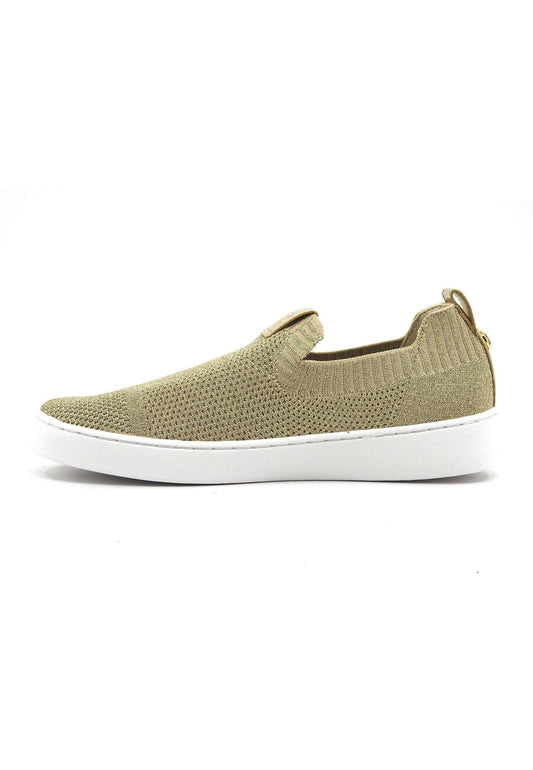 MICHAEL KORS Juno Knit Sneaker Donna Pale Gold 43R3JUFSAM - Sandrini Calzature e Abbigliamento