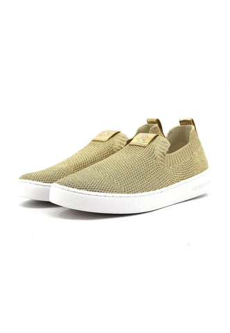MICHAEL KORS Juno Knit Sneaker Donna Pale Gold 43R3JUFSAM - Sandrini Calzature e Abbigliamento