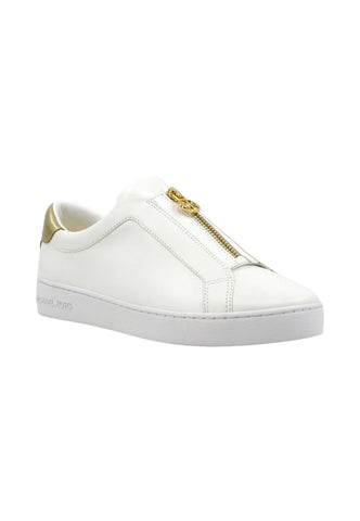 MICHAEL KORS Keaton Sneaker Donna Pale Gold Bianco 43R4KTFP2L - Sandrini Calzature e Abbigliamento