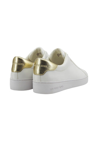 MICHAEL KORS Keaton Sneaker Donna Pale Gold Bianco 43R4KTFP2L - Sandrini Calzature e Abbigliamento