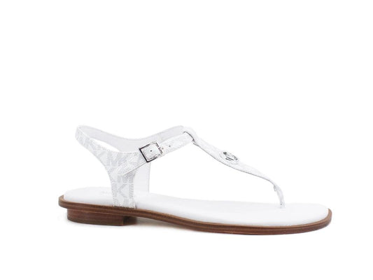 MICHAEL KORS Mallory Thong Sandalo Infradito Bright White 40S1MAFA1B - Sandrini Calzature e Abbigliamento