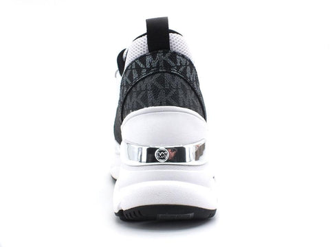 MICHAEL KORS Mickey Trainer Sneaker Platform Black White 43S1MKFS3D - Sandrini Calzature e Abbigliamento
