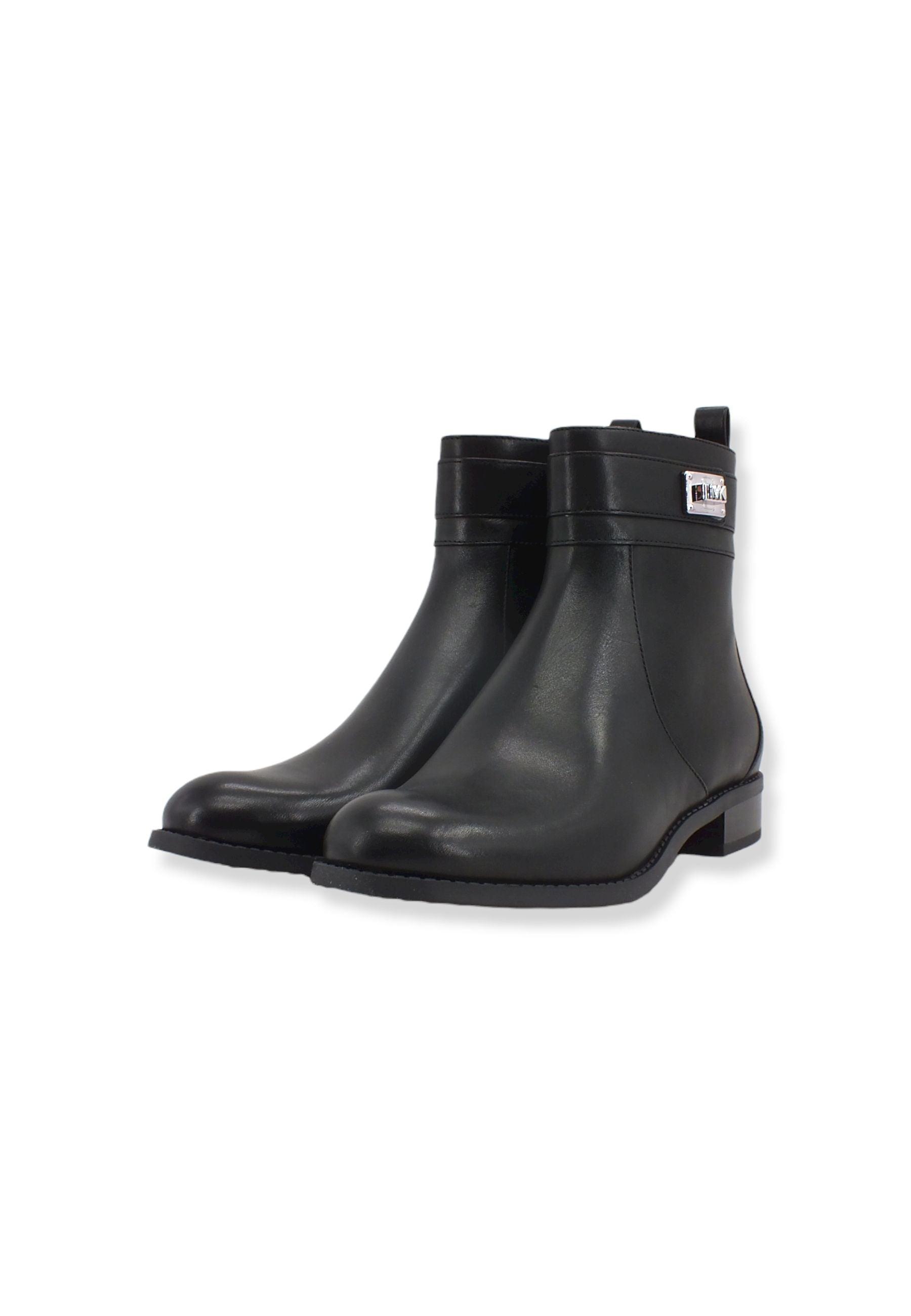 MICHAEL KORS Padma Strap Flat Bootie Stivaletto Polacco Donna Black 40T2PDFE5L - Sandrini Calzature e Abbigliamento