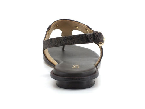 MICHAEL KORS Plate Thong Sandalo Infradito Brown 40R5MKFA1B - Sandrini Calzature e Abbigliamento