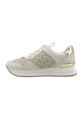 MICHAEL KORS Raina Trainer Sneaker Donna Vanilla 43R4TNFSAB - Sandrini Calzature e Abbigliamento