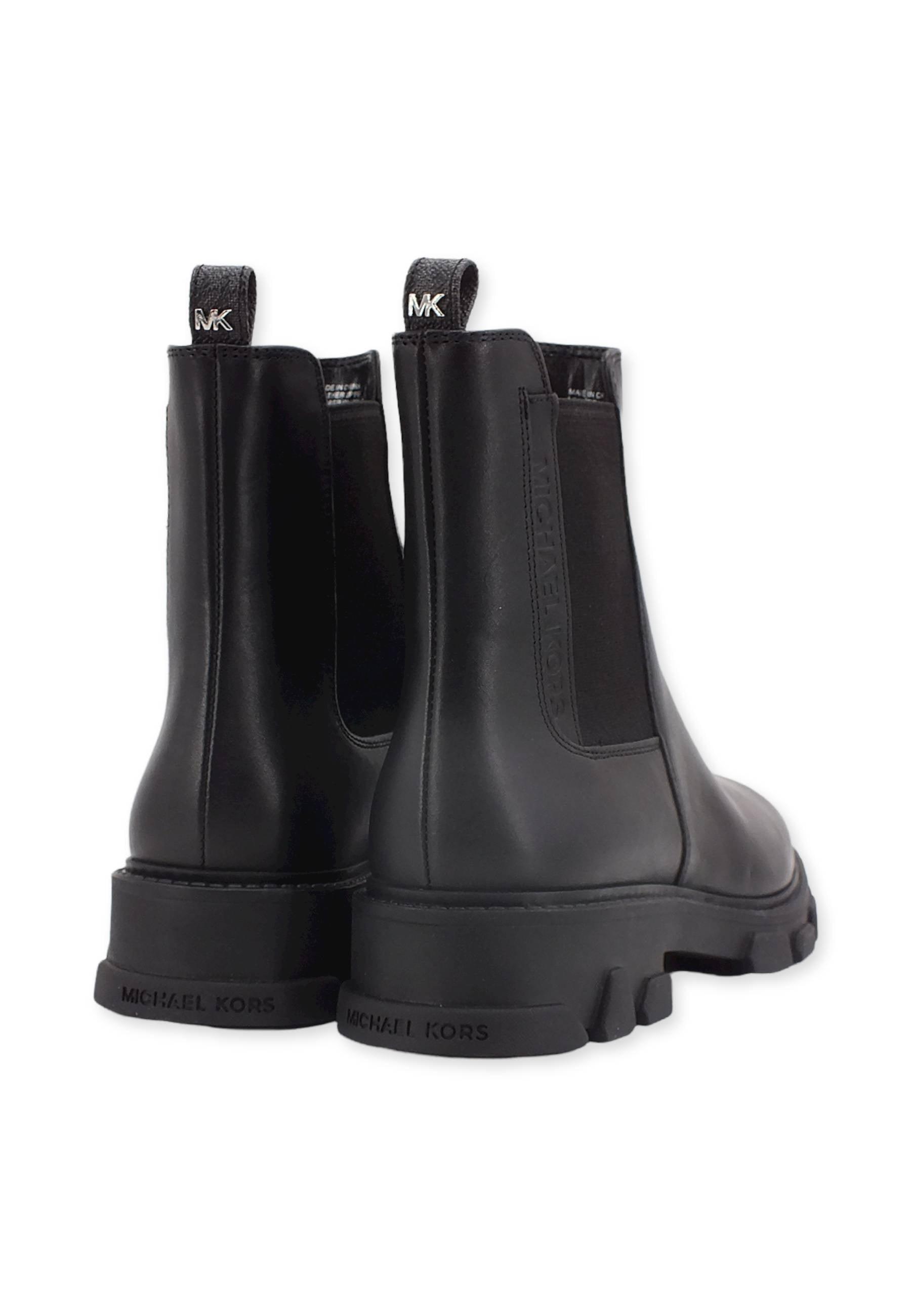 MICHAEL KORS Ridley Bootie Stivaletto Polacco Donna Black 40F0RIFE7L - Sandrini Calzature e Abbigliamento