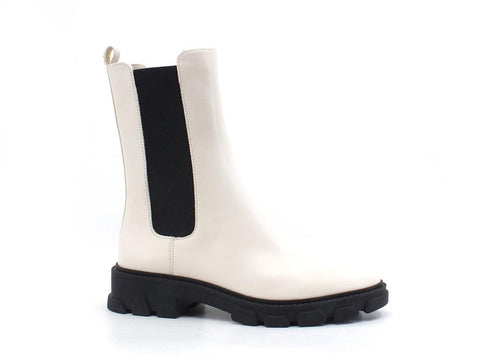 MICHAEL KORS Ridley Chelsea Stivaletto Polacco Elastici Cream 40F1RIFE6L - Sandrini Calzature e Abbigliamento