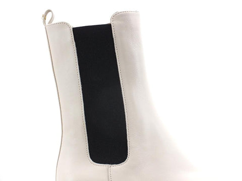 MICHAEL KORS Ridley Chelsea Stivaletto Polacco Elastici Cream 40F1RIFE6L - Sandrini Calzature e Abbigliamento