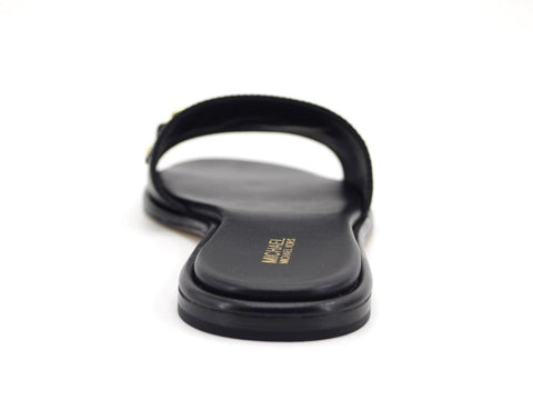 MICHAEL KORS Rina Slide Ciabatta Fascia Catena Black 40S1RIFA1L - Sandrini Calzature e Abbigliamento