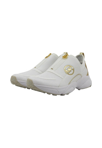 MICHAEL KORS Sami Zip Tranier Sneaker Donna Optic White 43H3SMFSAD - Sandrini Calzature e Abbigliamento