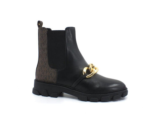 MICHAEL KORS Scarlett Bootie Stivaletto Catena Black Brown 40F1SCFE8L - Sandrini Calzature e Abbigliamento