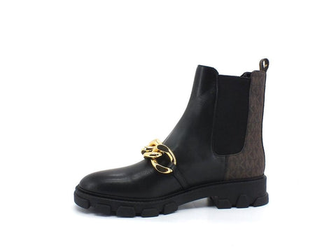MICHAEL KORS Scarlett Bootie Stivaletto Catena Black Brown 40F1SCFE8L - Sandrini Calzature e Abbigliamento