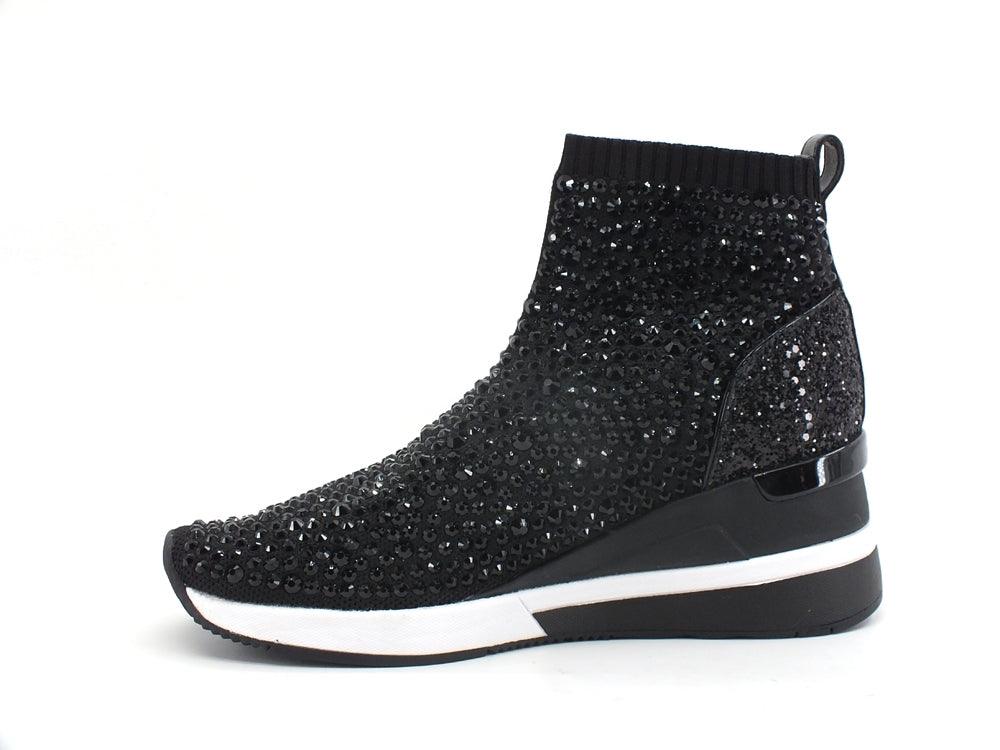 MICHAEL KORS Skiller Bootie Sneaker Hot Fix Ston Pietre Black 43F1SKFE8D - Sandrini Calzature e Abbigliamento