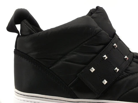 MICHAEL KORS Stirling Mid Recicled Knit Sneaker Black 43F1SGFS1D - Sandrini Calzature e Abbigliamento