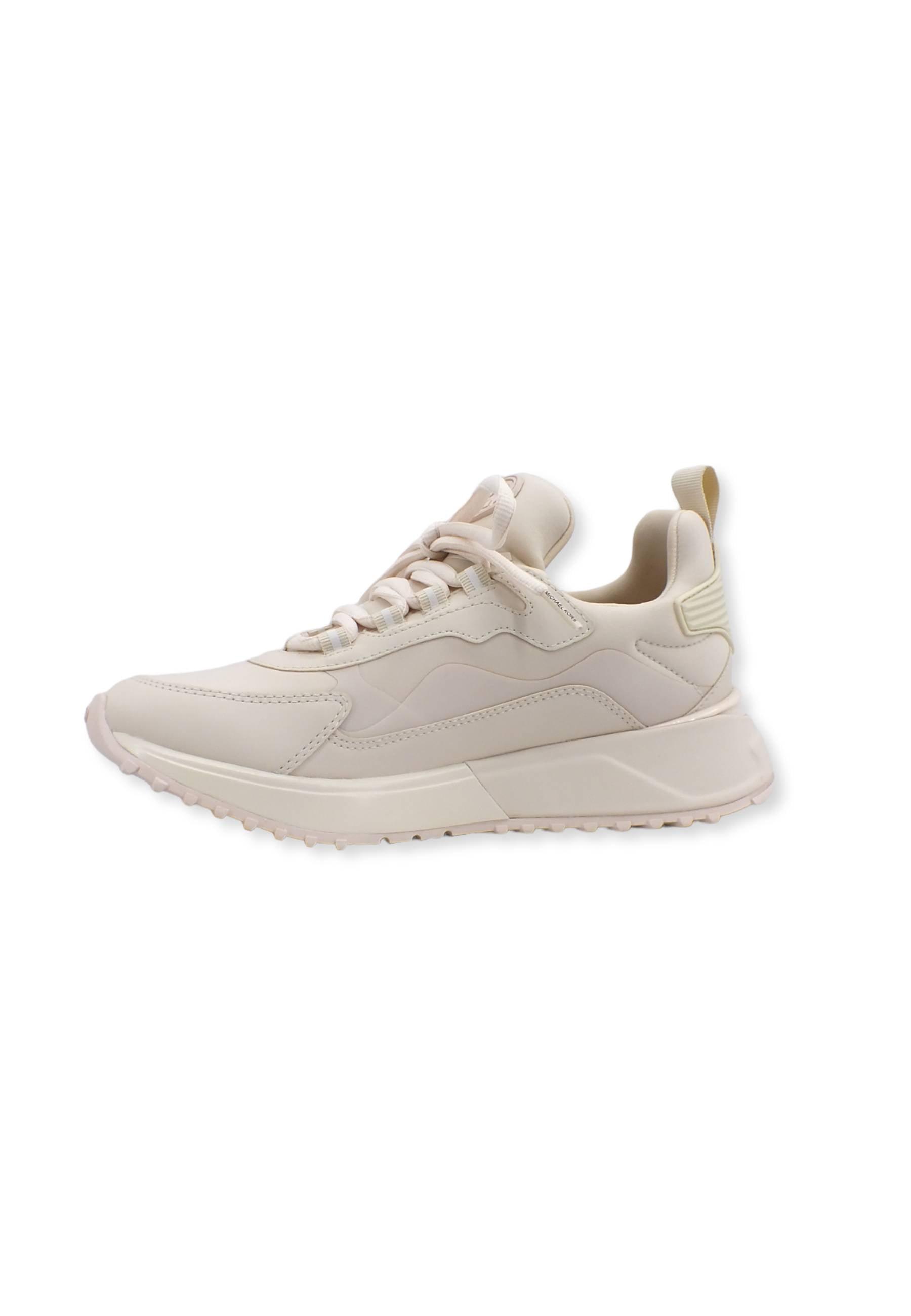 MICHAEL KORS Theo Sport Scuba Sneaker Donna Beige Lt Cream 43R2THFS3D - Sandrini Calzature e Abbigliamento