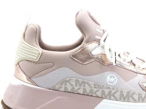 MICHAEL KORS Theo Sport Sneaker Metallic Semi Lux Soft Pink 43R2THFS1D - Sandrini Calzature e Abbigliamento