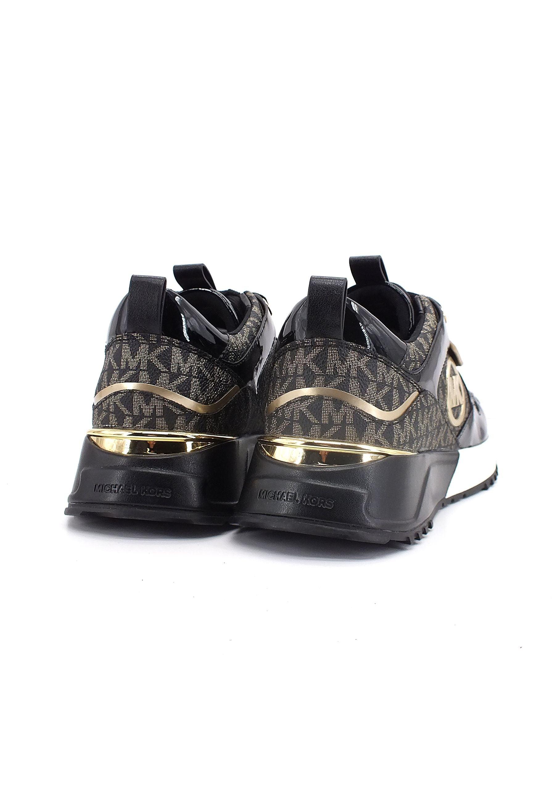 MICHAEL KORS Theo Trainer Sneaker Donna Black 43F2THFS1B - Sandrini Calzature e Abbigliamento