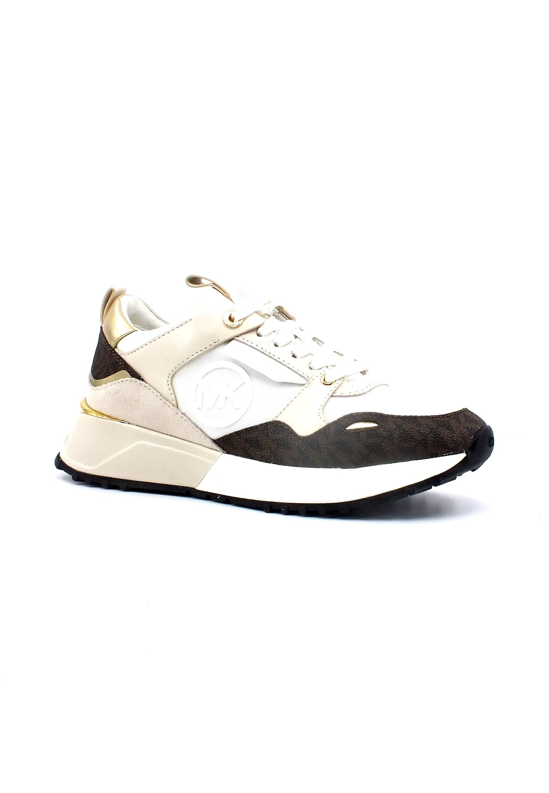 MICHAEL KORS Theo Trainer Sneaker Donna Optic White 43F1THFS1B - Sandrini Calzature e Abbigliamento
