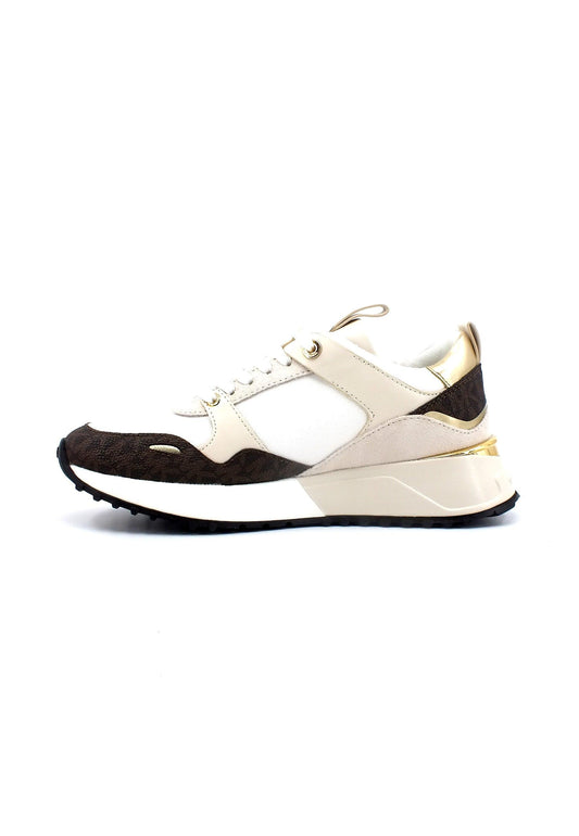 MICHAEL KORS Theo Trainer Sneaker Donna Optic White 43F1THFS1B - Sandrini Calzature e Abbigliamento