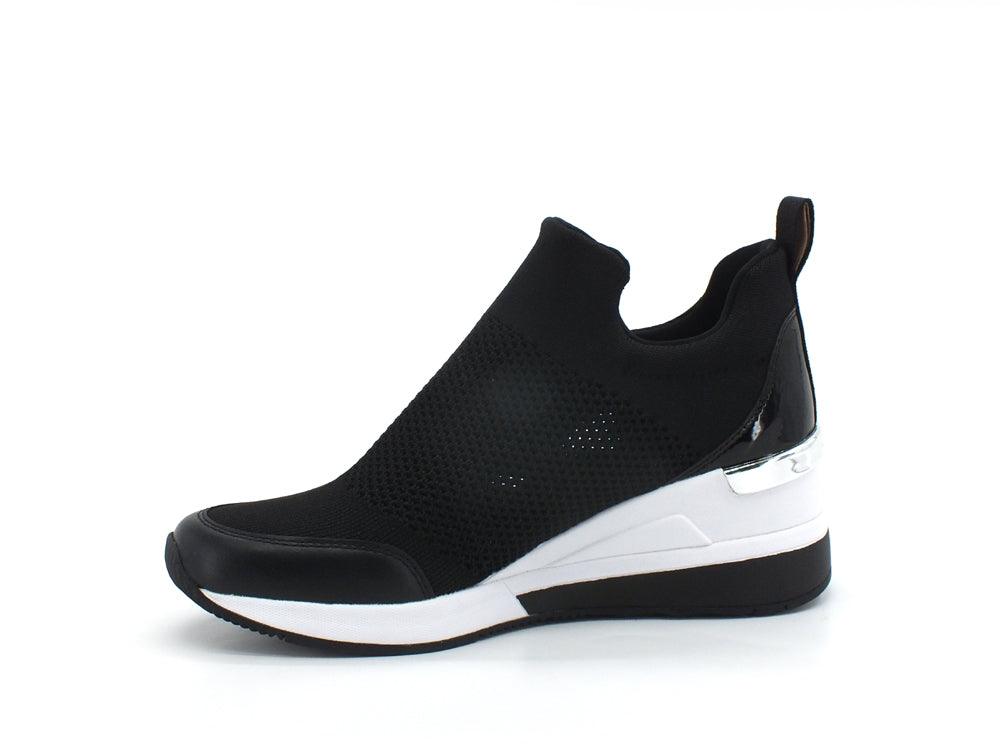 MICHAEL KORS Willis Wedge Trainer Strech Sneaker Black 43S2WIFS1D - Sandrini Calzature e Abbigliamento