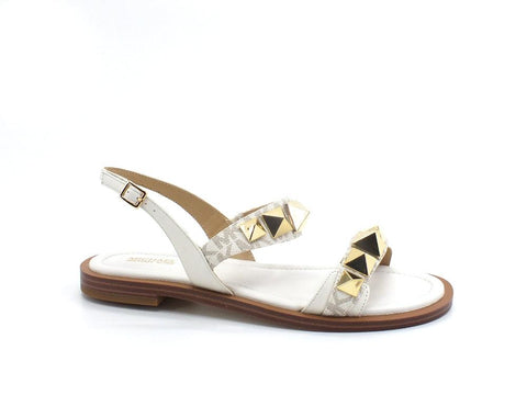 MICHAEL KORS Wren Flat Sandali Borchie Lux Vanilla Multi 40S2WRFA2B - Sandrini Calzature e Abbigliamento
