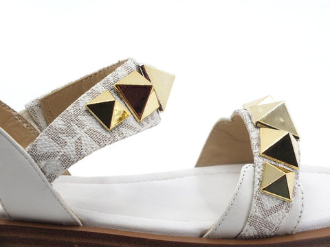 MICHAEL KORS Wren Flat Sandali Borchie Lux Vanilla Multi 40S2WRFA2B - Sandrini Calzature e Abbigliamento
