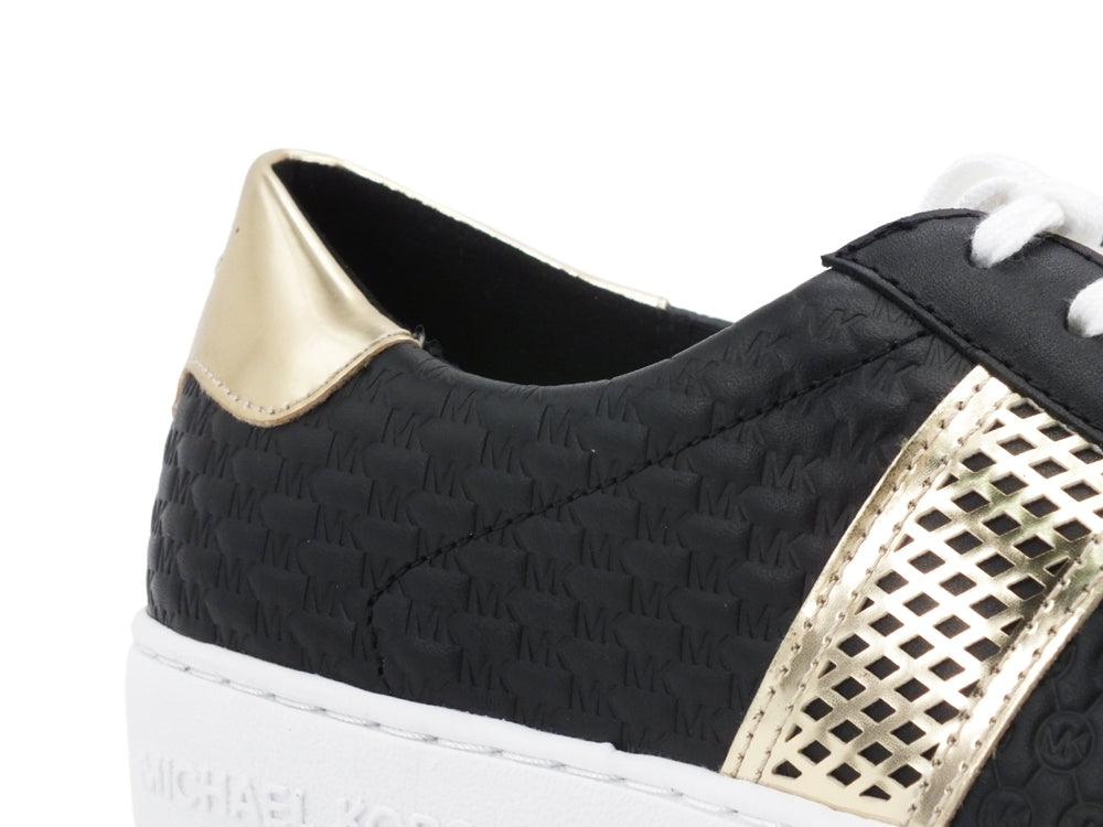 MICHEAL KORS Irving Stripe Lace Up Sneakers Black 43T0IRFS6L - Sandrini Calzature e Abbigliamento