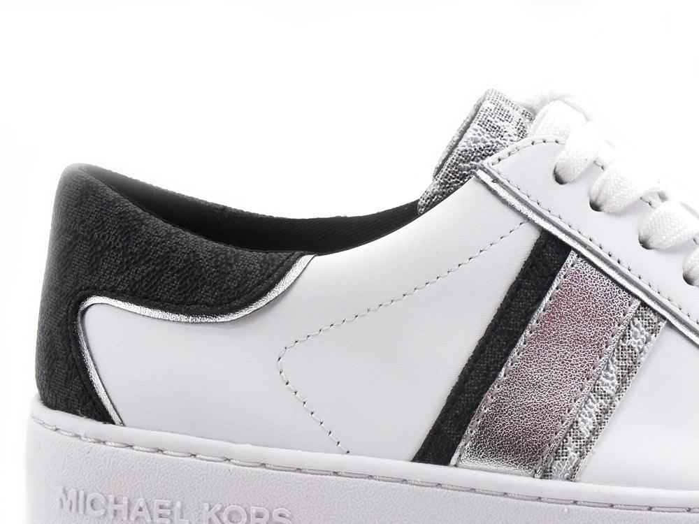 MICHEAL KORS Keaton Stripe Sneaker Printed White Multi 43T1KTFS3L - Sandrini Calzature e Abbigliamento