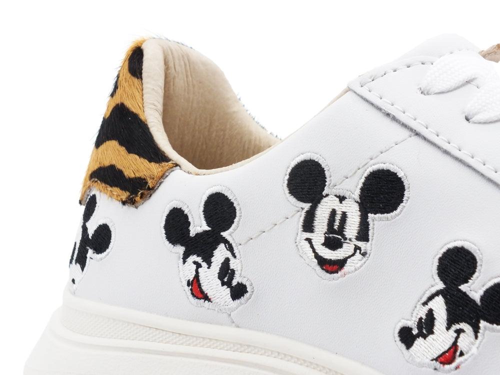 MOA Disney Sneaker Mickey Platform White MD477 - Sandrini Calzature e Abbigliamento