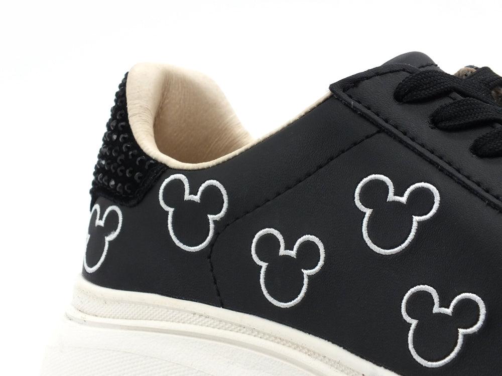 MOA Disney Sneaker Platform Mickey Black MD479 - Sandrini Calzature e Abbigliamento