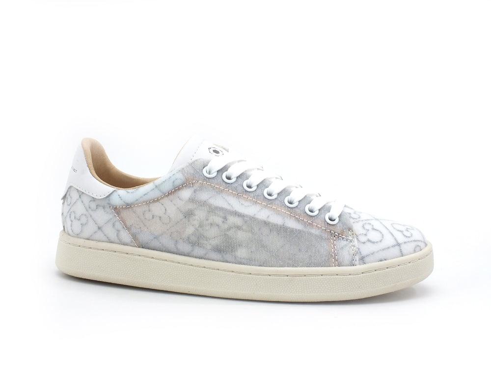 MOA Master Of Arts Disney Sneaker Jacquard Gallery Mickey Mouse White Lux Silver MD623 - Sandrini Calzature e Abbigliamento