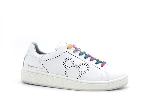 MOA Master Of Arts Disney Sneaker Perforated Mickey Mouse White MD632 - Sandrini Calzature e Abbigliamento