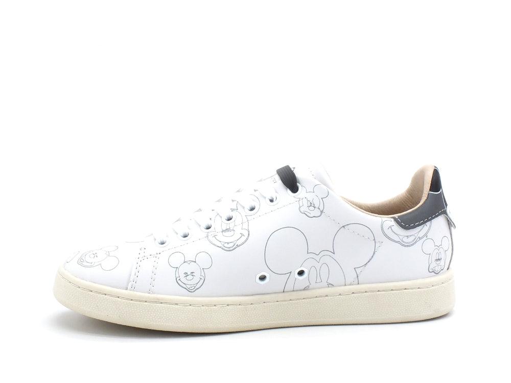 MOA Master Of Arts Disney Sneaker Sketch Mickey Mouse White MC380CO - Sandrini Calzature e Abbigliamento