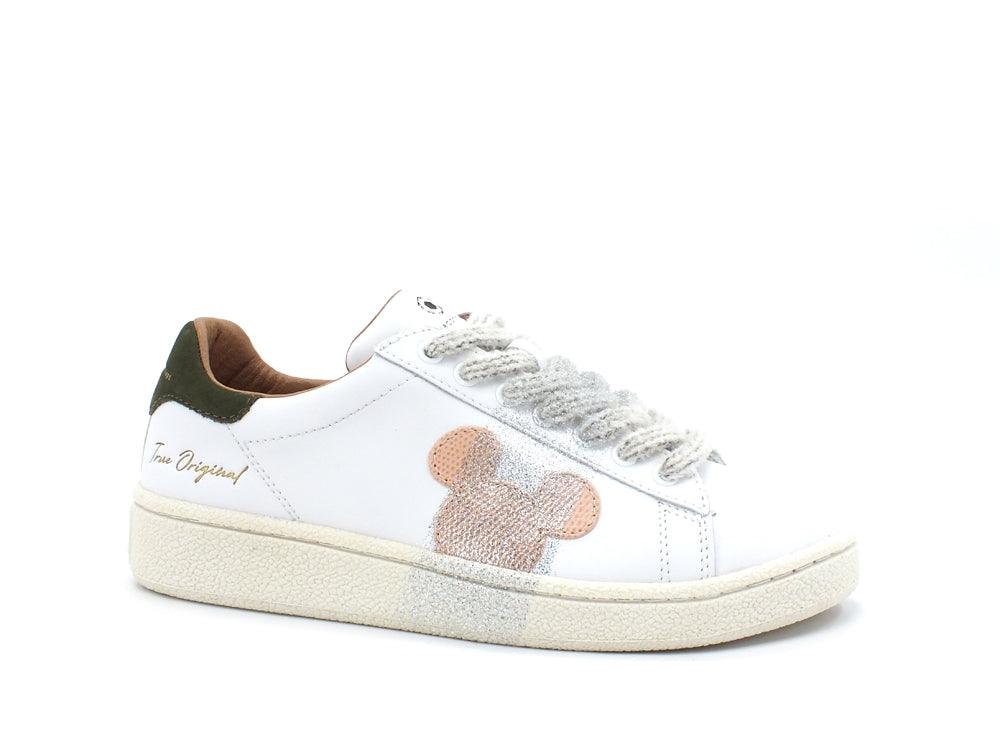 MOA Master Of Arts Sneaker Mickey Mouse Spray Silver Nude MD705 - Sandrini Calzature e Abbigliamento