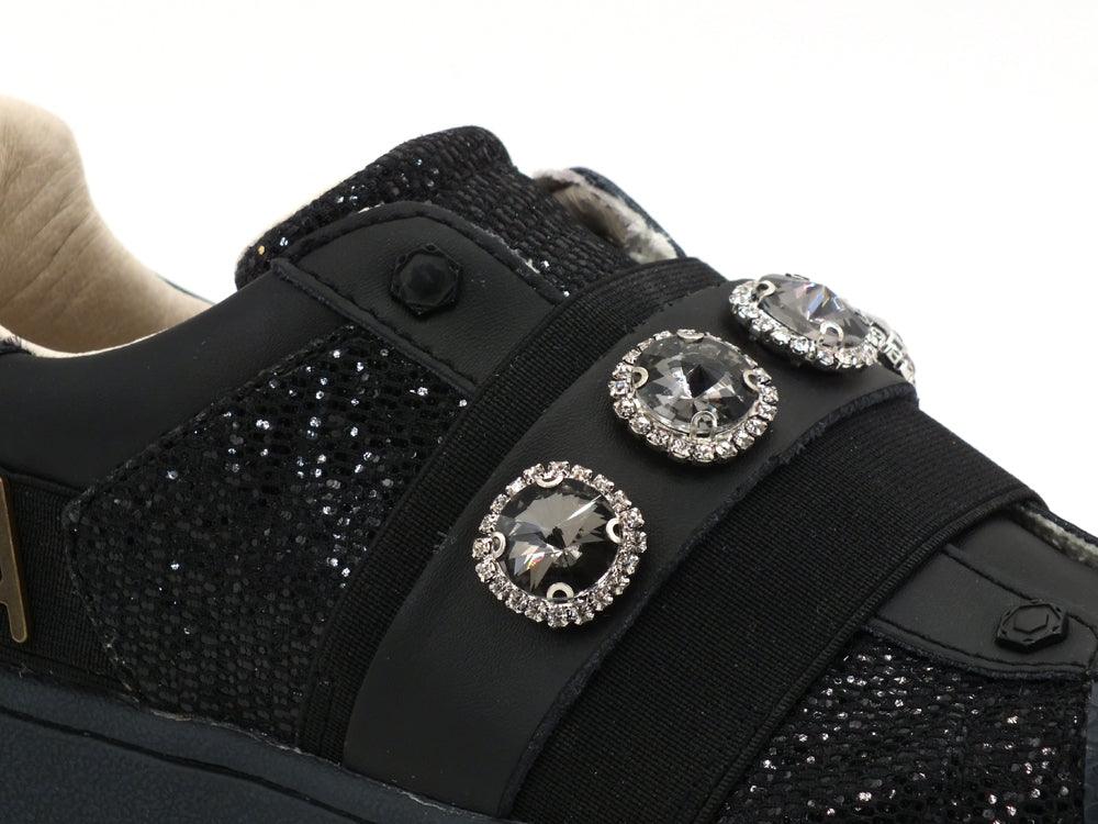 MOA Sneaker Black Laminato MOA1081 - Sandrini Calzature e Abbigliamento