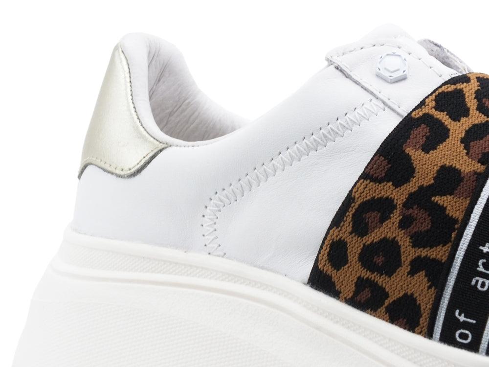 MOA Sneaker Elastico Platform White MOA1371 - Sandrini Calzature e Abbigliamento